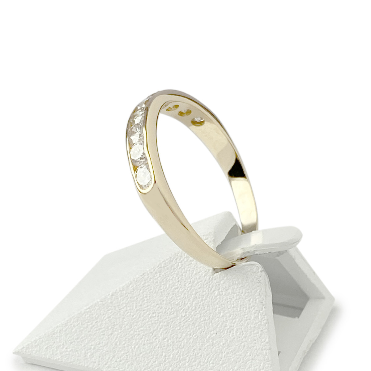 Bague d'occasion or 750 jaune diamants