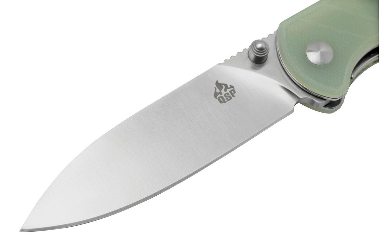 QSP Knife Parrot V2 QS102-C Jade G10, zakmes