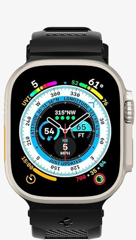 Armband - Oranje - TPU - Geschikt voor Apple Watch Ultra