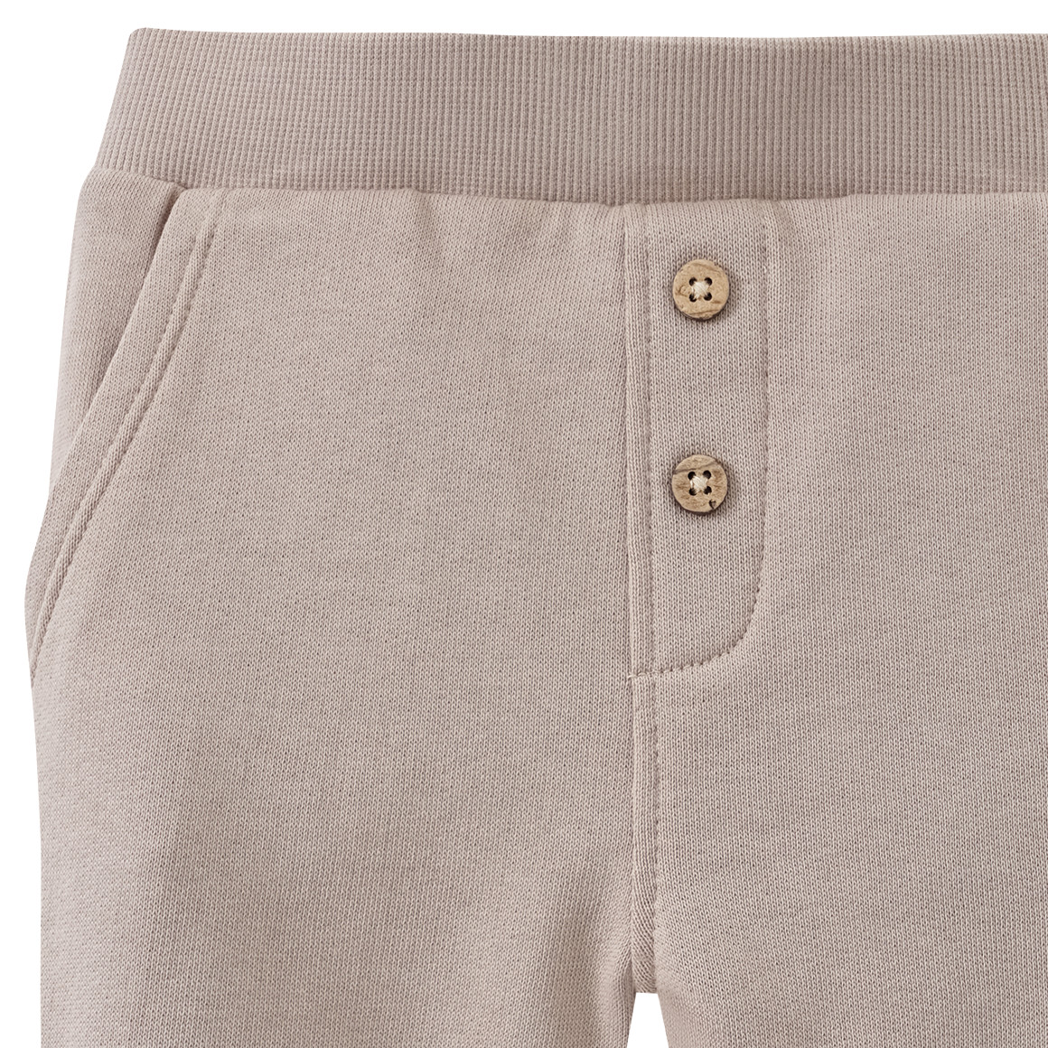 Topomini Pure Collection Newborn Jogginghose aus Bio-Baumwolle beige