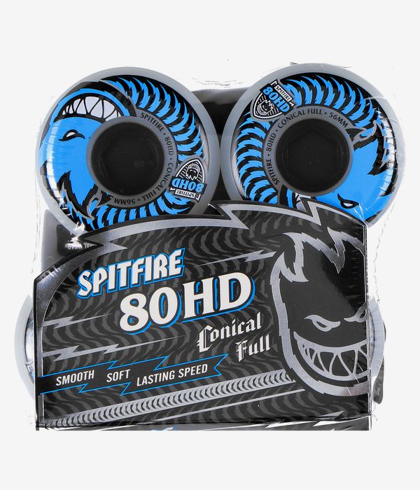 Spitfire Conical Full Rollen (clear blue) 56mm 80A 4er Pack