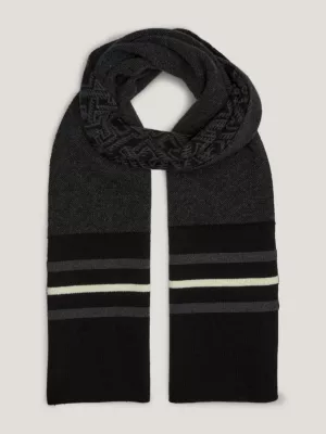 Cachecol TH Monogram Stripe