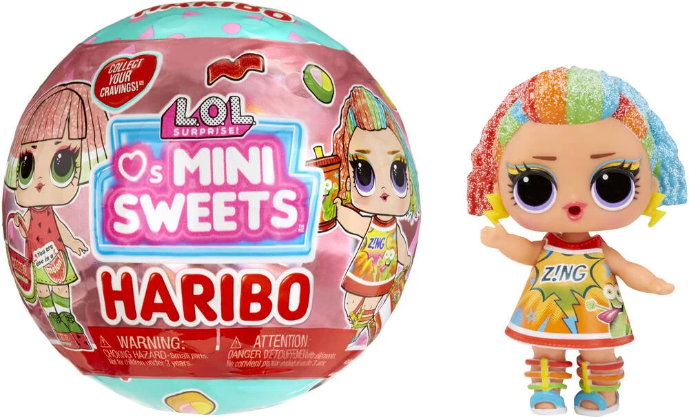 LOL SURPRISE - POUPEE - LOVES MINI SWEETS X HARIBO 7.5 CM