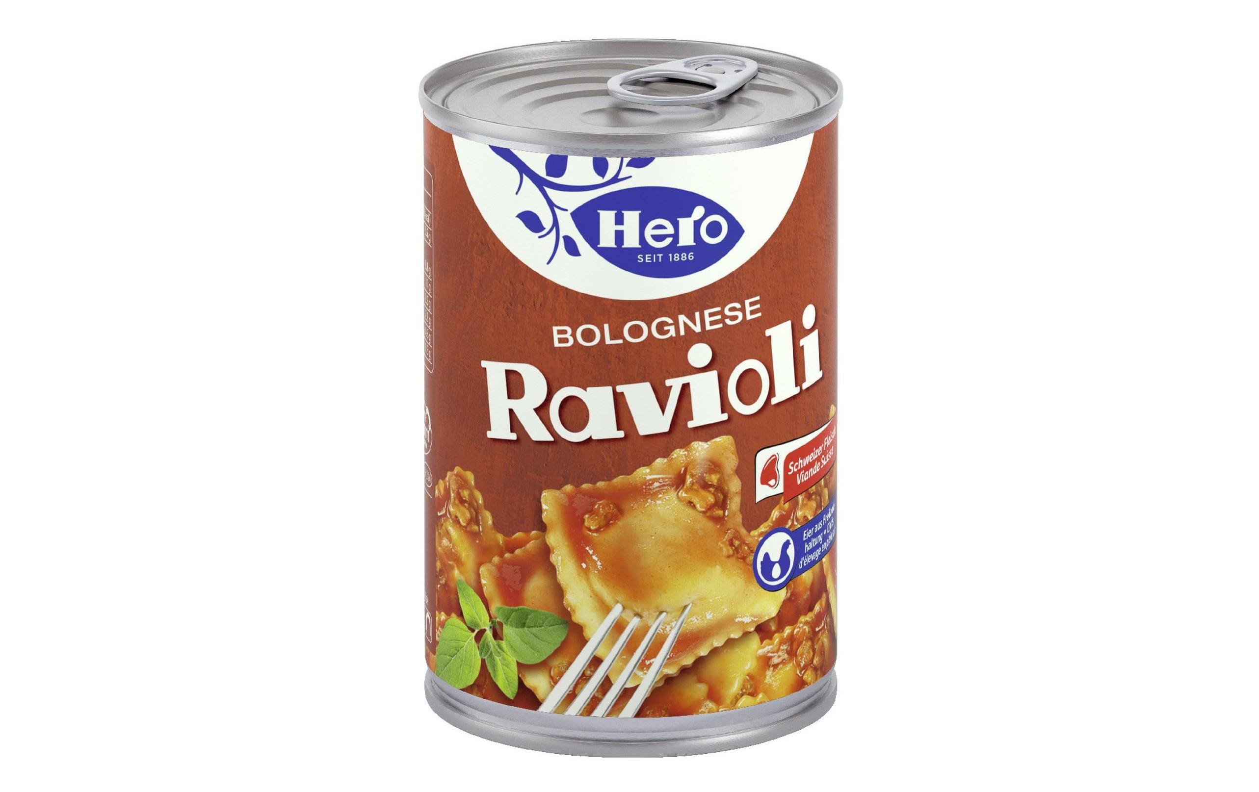 Dose Ravioli Hit-Set 6 x 430 gWeiche Teigtaschen mit Fleischfüllung und würziger Tomatensauce