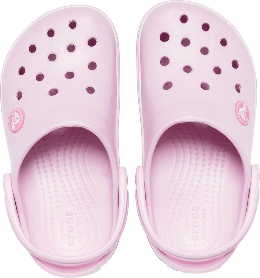 Crocs Crockband clog t rose ballerina streepje aan zijkant Kinderen Kleur Roze)
