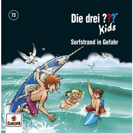 Europa Hörspiel-CD Die Drei ??? Kids, Folge 73 - Surfstrand in Gefahr
