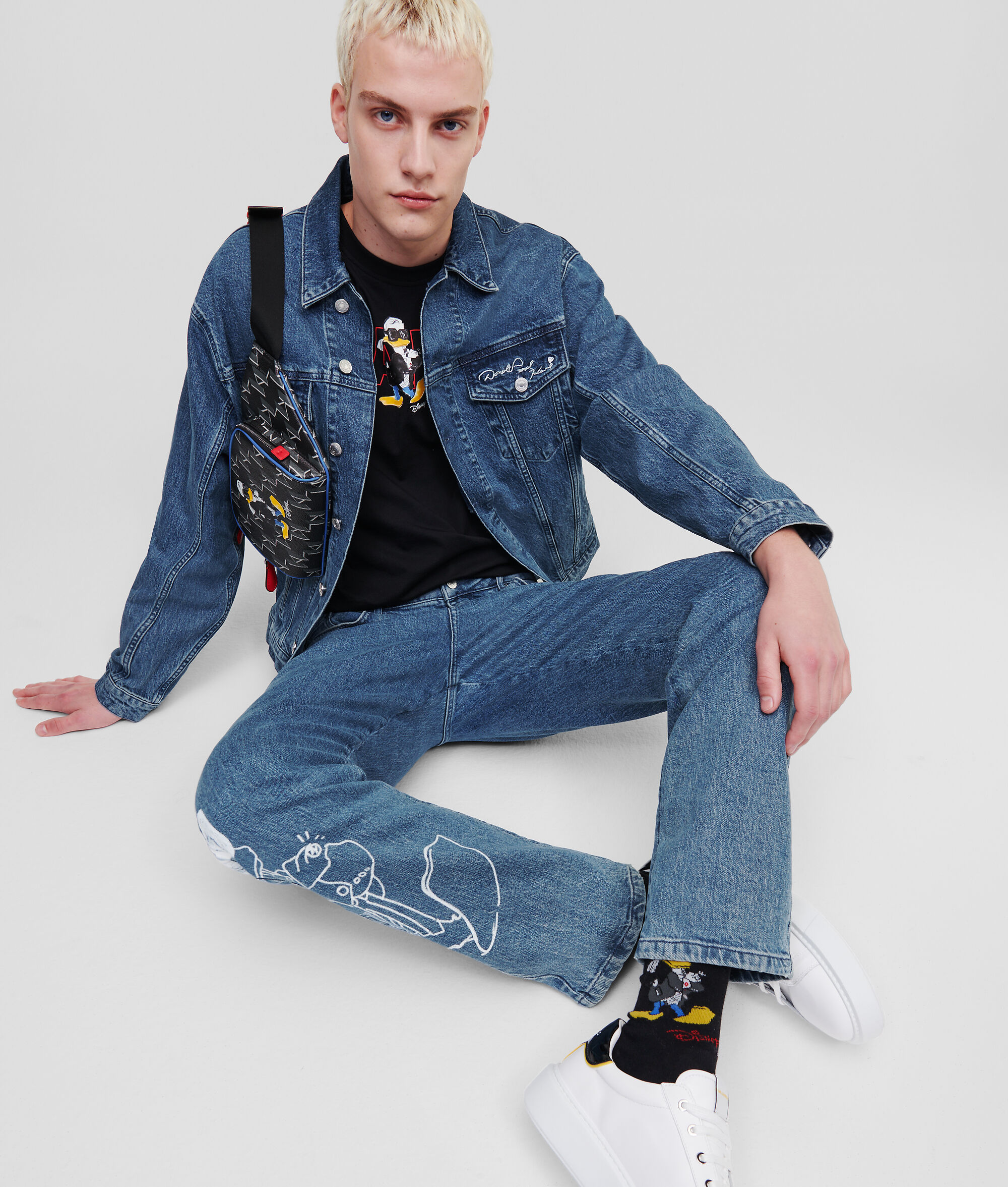 VESTE EN JEAN DS x KARL LAGERFELD