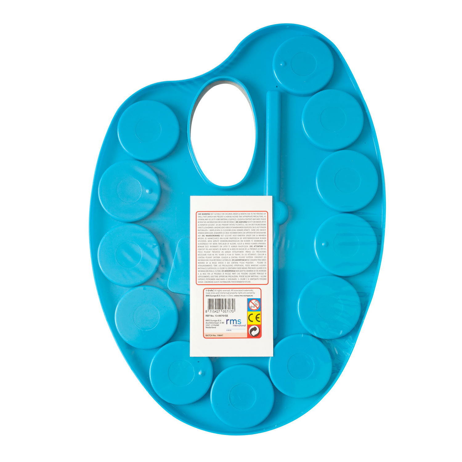 Waterverfpalet, 12 Kleuren