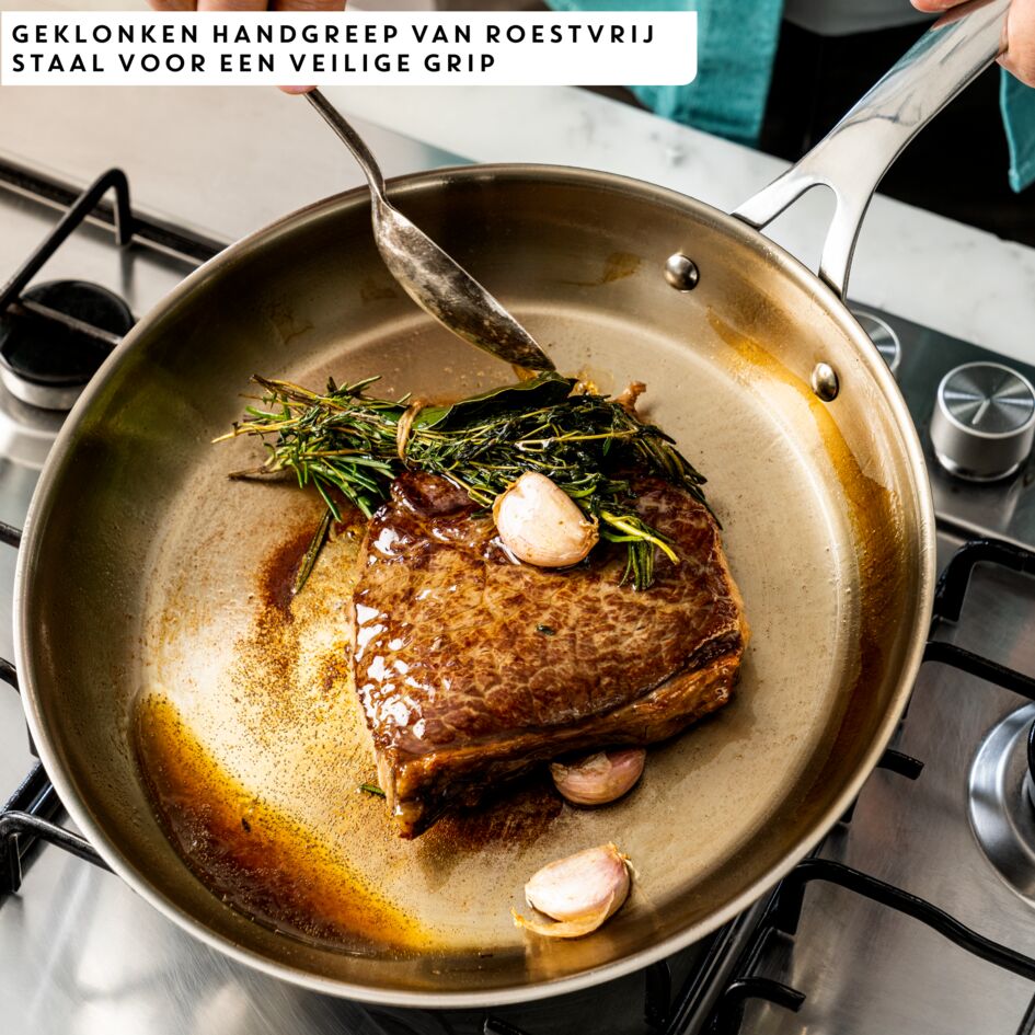 Jamie Oliver by Tefal Cook Smart RVS 2-delige pannenset