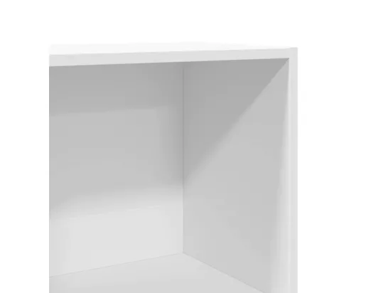 Bibliothèque noir 80x30x189 cm bois d'ingénierie