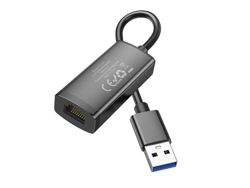 onit Netzwerk-Adapter USB-A – RJ45 Gigabit-LAN Kompakter Adapter für Mobilgeräte ohne RJ45-Anschluss