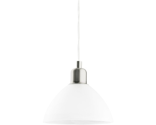 Hanglamp, 1-lichts, HxØ 110x19,5 cm, wit/albast