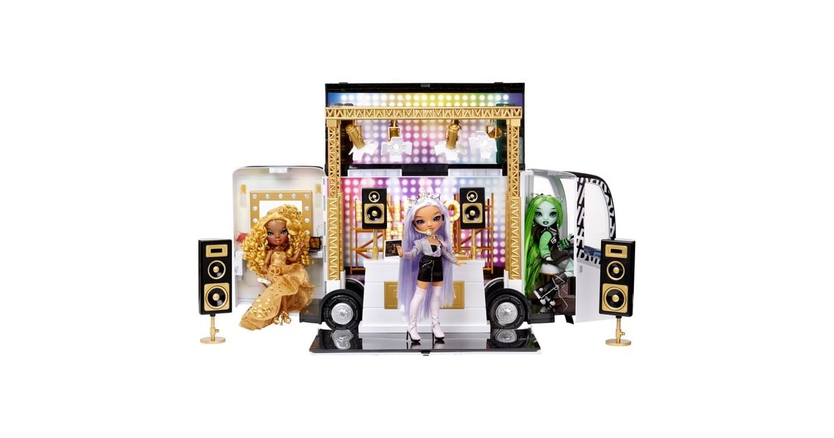 MGA EntertainmentRainbow High - Rainbow Vision: Wereldtourneebus en podium Poppenwagen