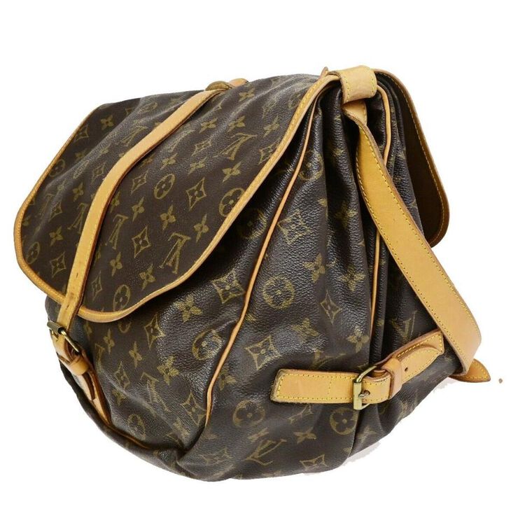 Louis Vuitton Vintage Louis Vuitton Saumur Brown