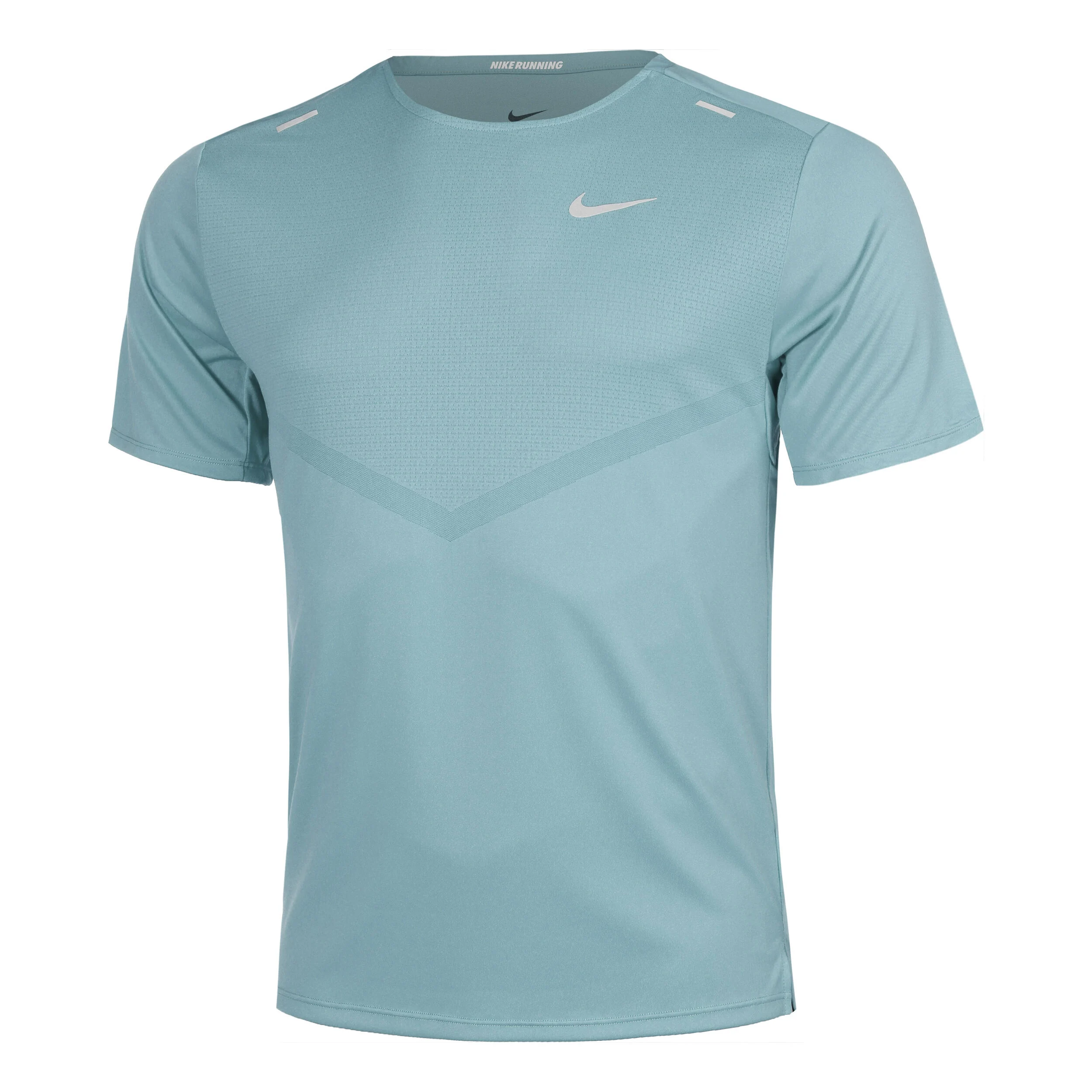 Nike Dri-Fit Rise 365 Maillot De Course Hommes - Bleu Clair
