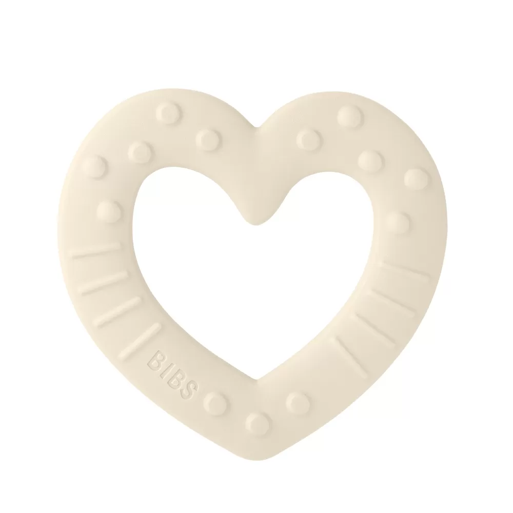 BIBS Baby Bitie Heart - Ivory