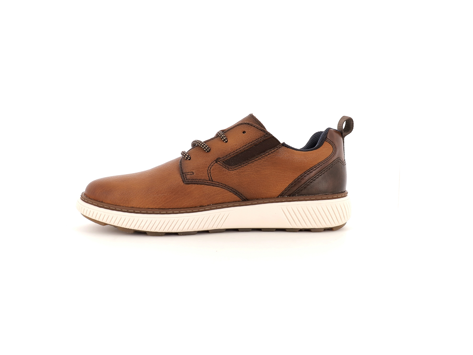Rieker-B3301 Cuir Marron Foncé