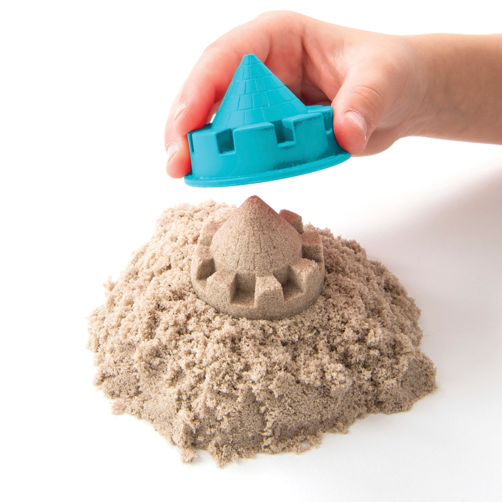 Faltbarer Sandkasten aus kinetischem Sand