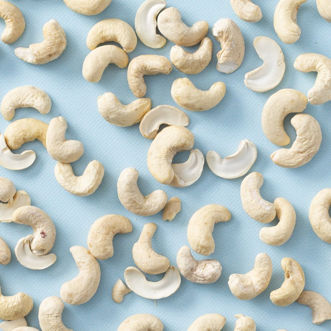 Cashewnoten ongebrand