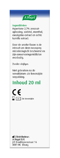 A.Vogel Cinuforce Neusspray Extra Sterk   Menthol 20ML