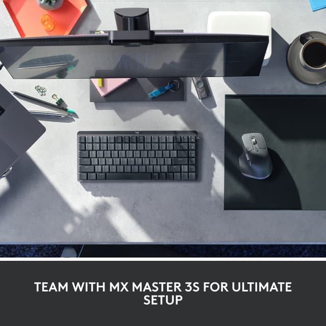Logitech MX Mechanical Mini trådløst tastatur (graphite)