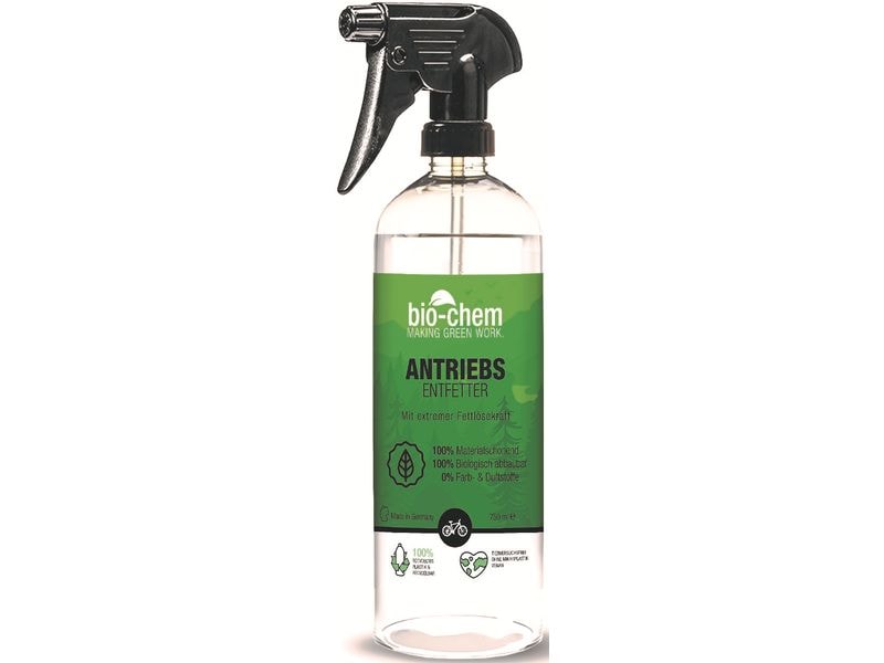 Bio Chem Antriebsentfetter 750 ml Tiefenreinigung und Entfettung der Fahrradkette