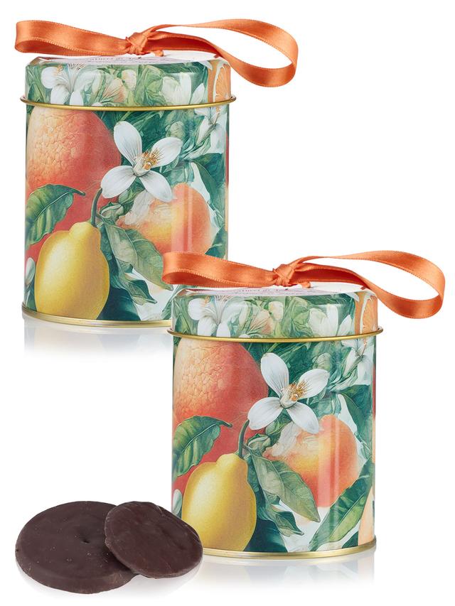 Orangenscheiben mit dunklem Schokoladenüberzug