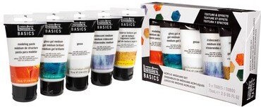 Liquitex - Akrylmaling Sæt - 5 Farver - 75 ML