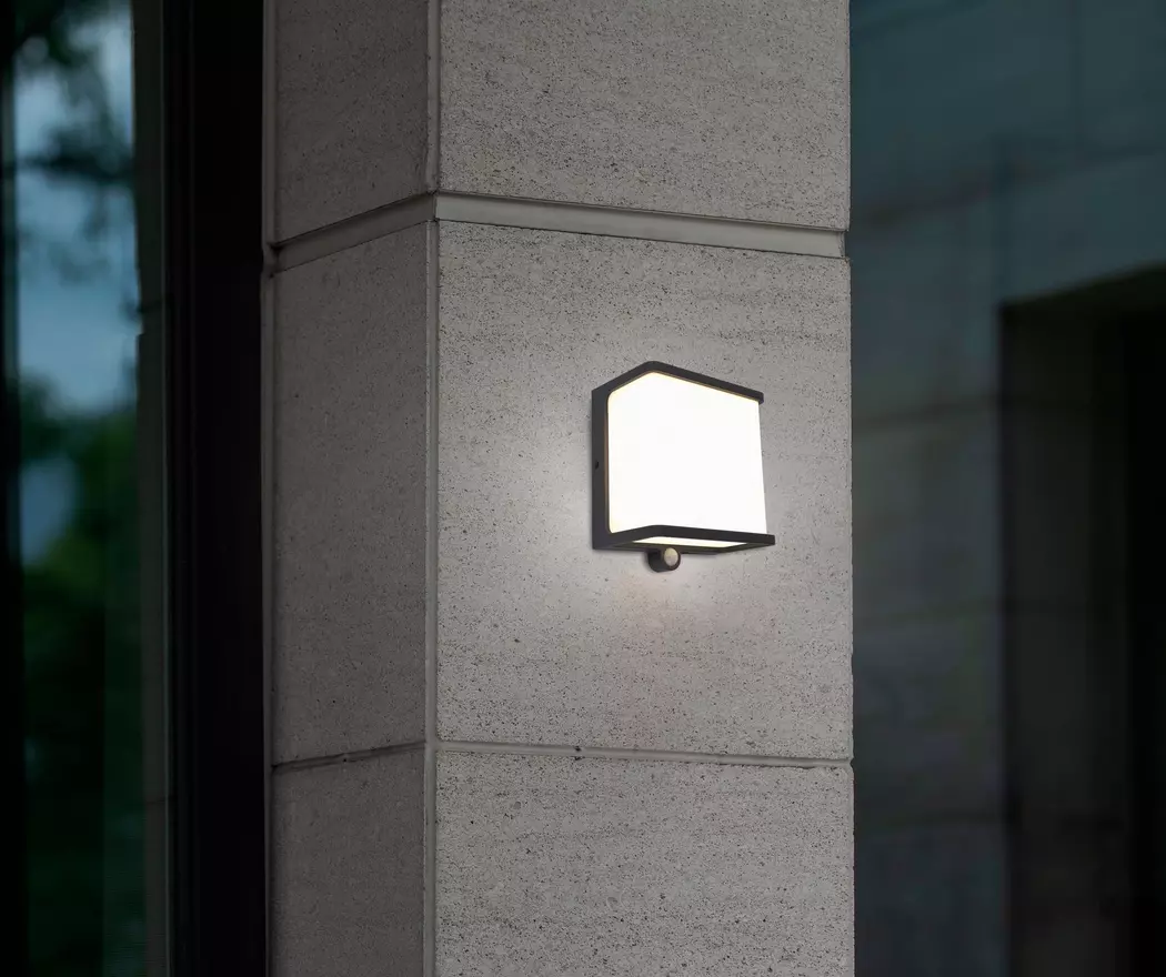 LED-Außensolarwandleuchte Doblo