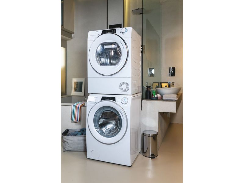 Candy Wäschetrockner ROE H9A3TCEX-S Links Wärmepumpentrockner