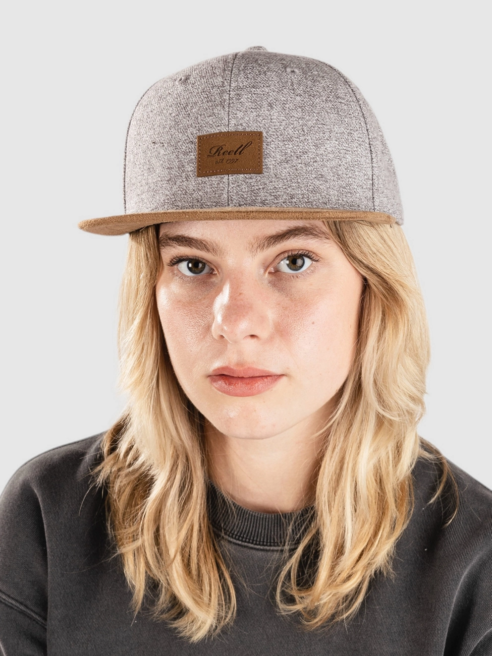 REELL Suede Cap grey tweed