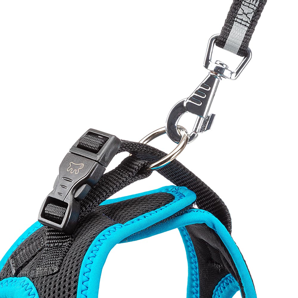 Harnais pour chiens kaori xs en nylon respirant, rembourré et réfléchissant