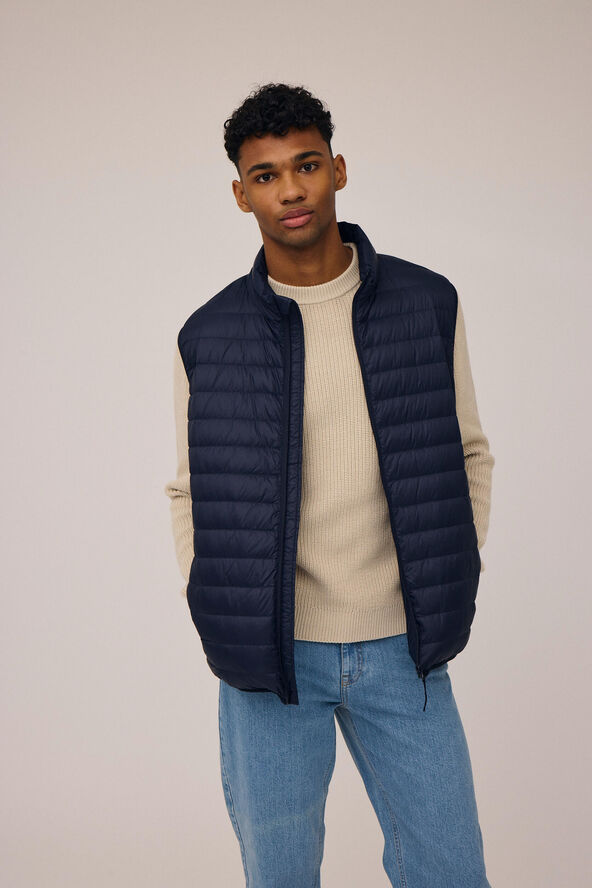 Magasin du Nord Collection Floran 2 light padded down vest - GRS Night sky
