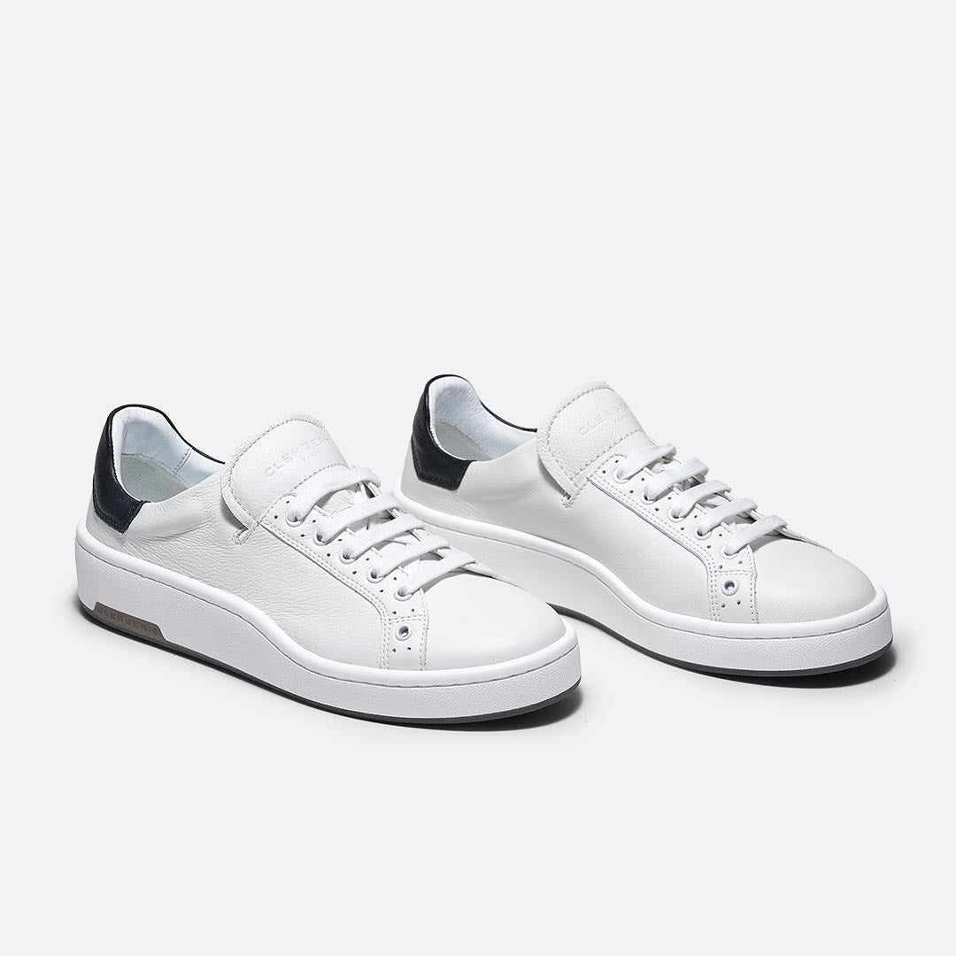 SNEAKERS - GIN sneakers, tanned calfskin white || OUTLET
