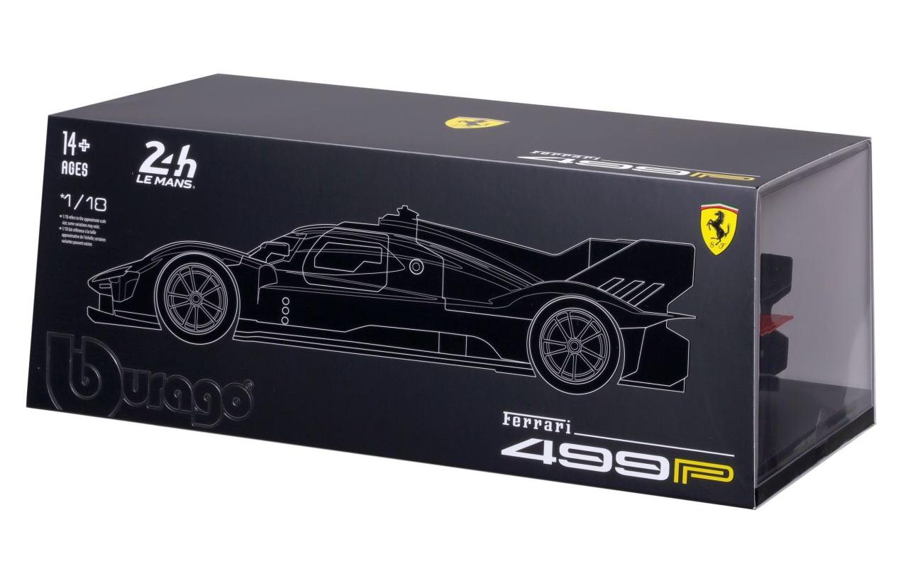 Ferrari Signature 499P LeMans Champ. 2023 Rot 1:18Sammlermodell im Massstab 1:18