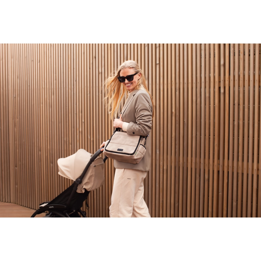 Babymel Kinderwagen Organizer Eco Quilt Fawn