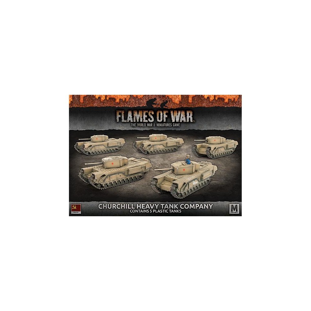 Flames of War - Churchill Heavy Tank Company