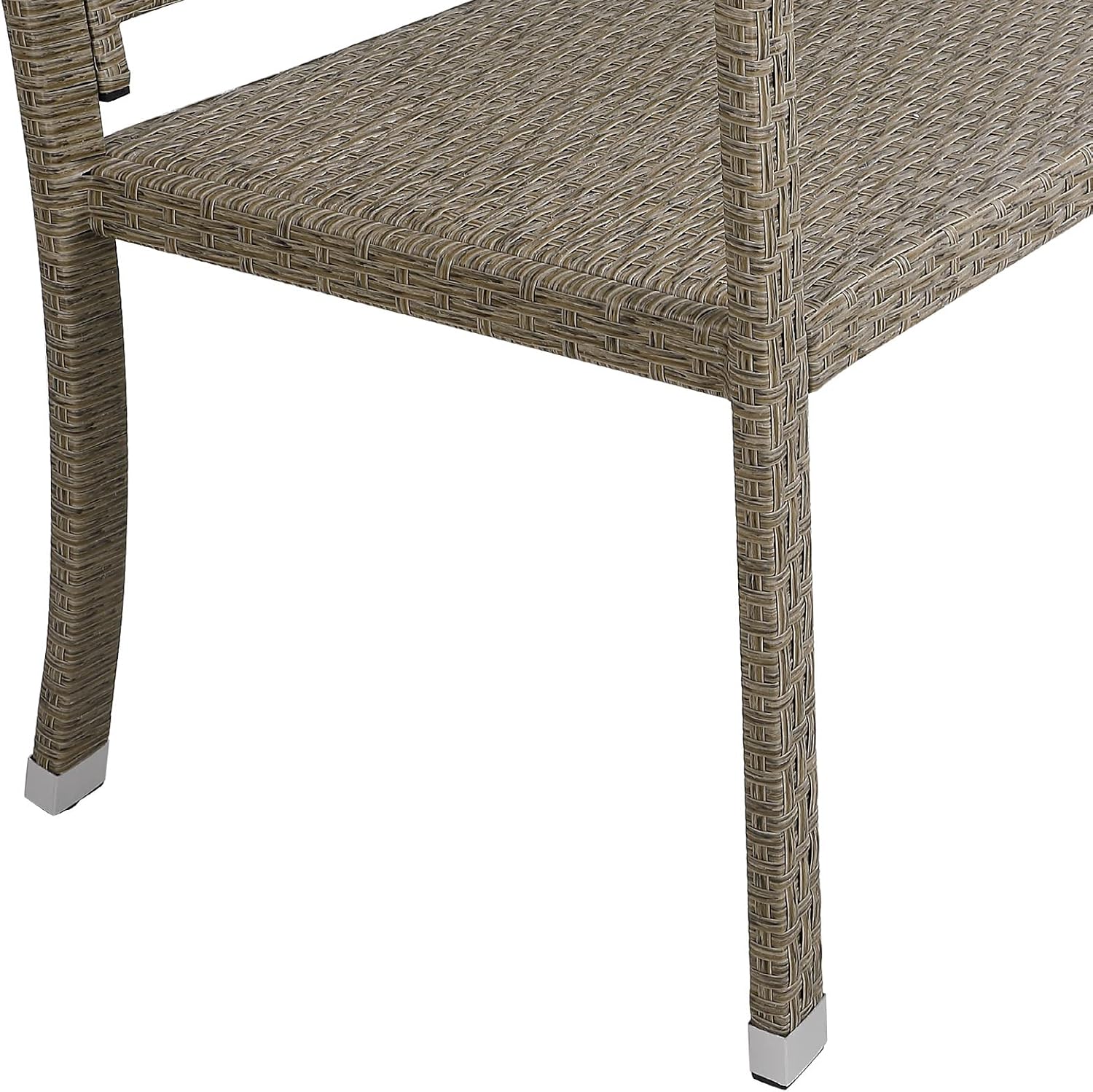 Casaria® Gartenbank Sitzbank Wetterfest Kunststoff 320kg Belastbarkeit Rückenlehne 122x58cm Garten Balkon Terrasse Bank Ergonomisch Polyrattan Creme