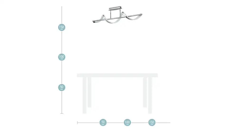 Trio LED Deckenleuchte