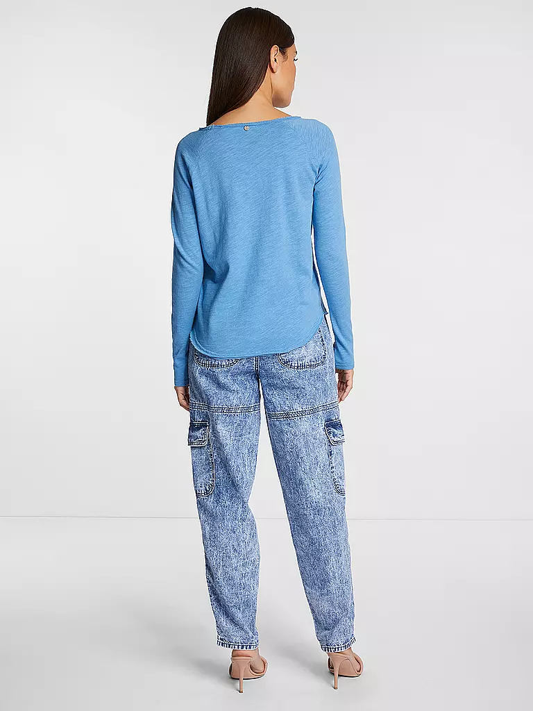 RICH & ROYAL Langarmshirt blau