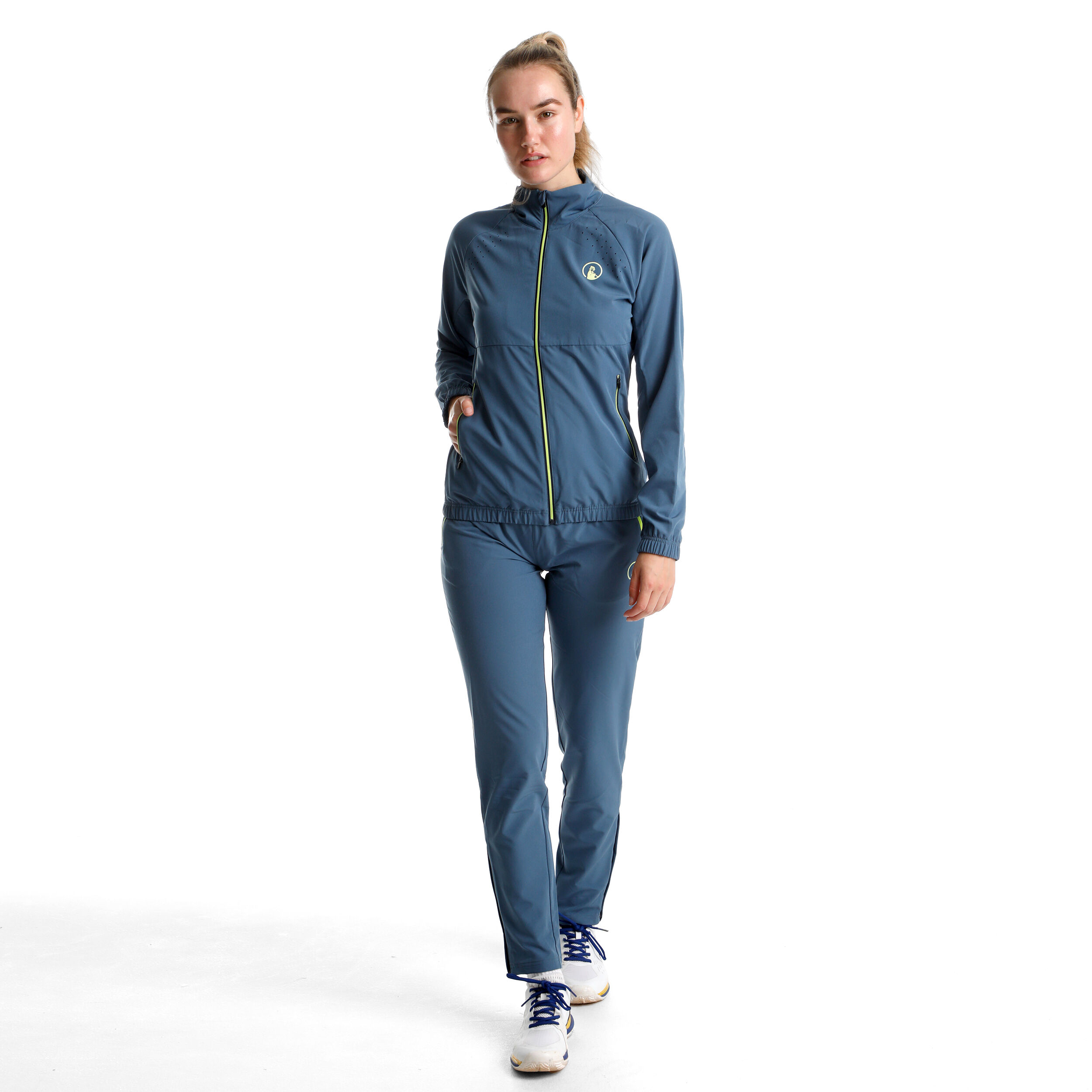 Quiet Please Perspective Return Pantalon Survêtement Femmes - Bleu