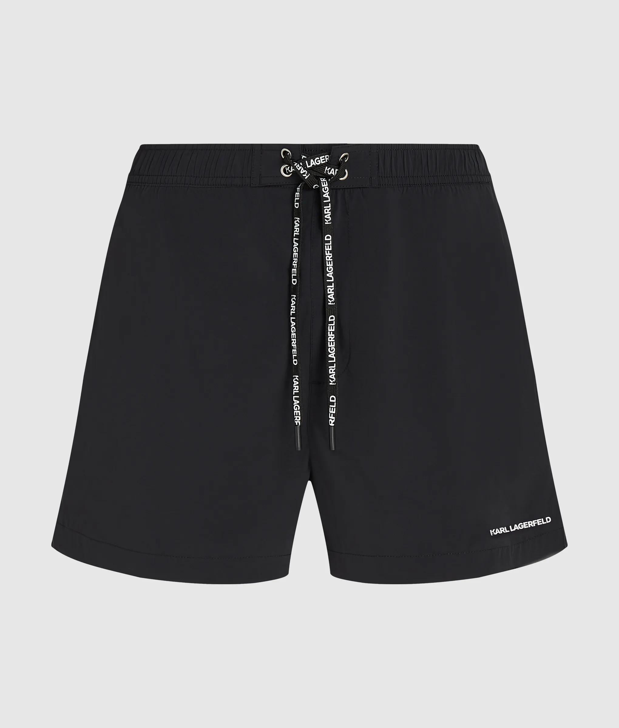 Logo-stretch boardshorts met korte lengte