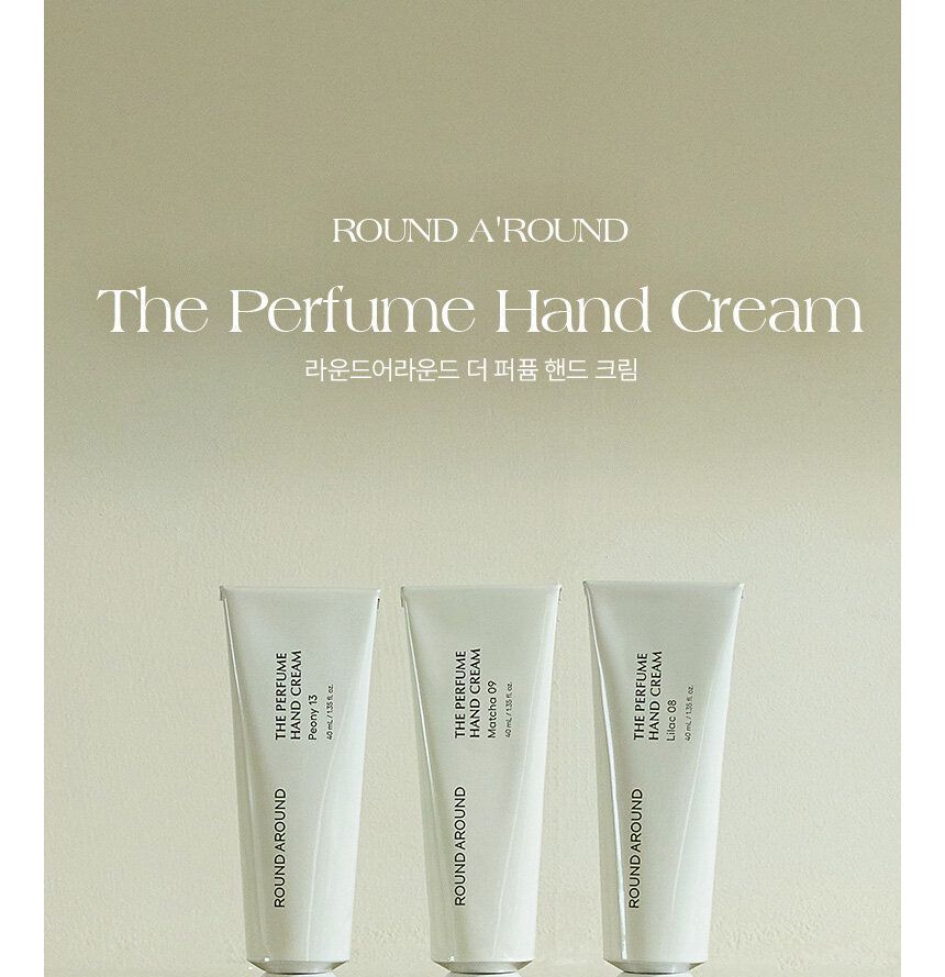 ROUND A'ROUND - De Parfum Handcrème - 3 soorten