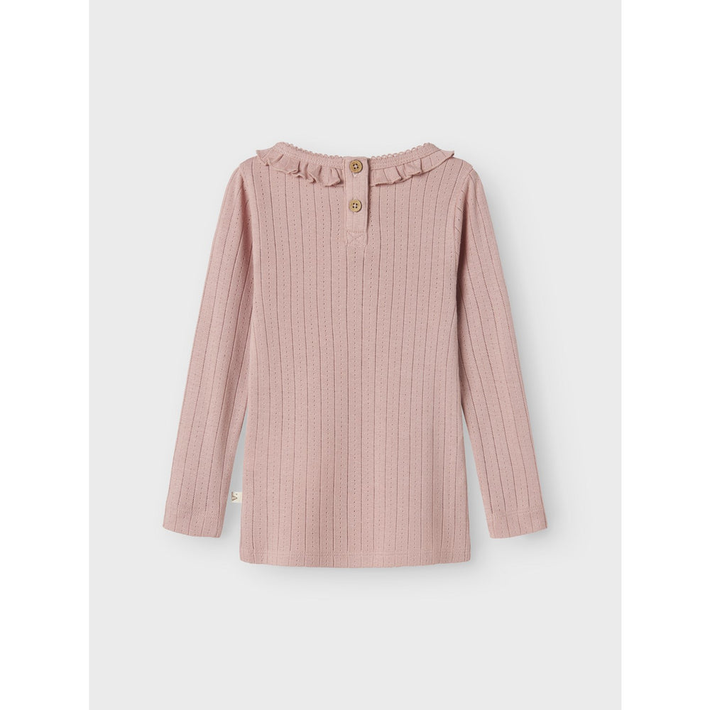 Køb Lil'Atelier Misty Rose Nmfrachel Nis Ls Slim Top Lil Noos
