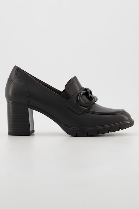Tamaris Comfort Leder-Loafer, Wechselfußbett, recycelt