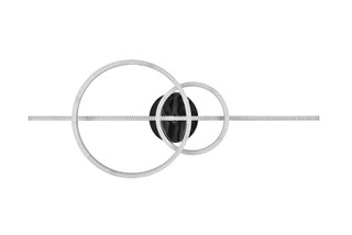 TRIO LED Deckenlampe MONTILLA 100 cm chromfarbig