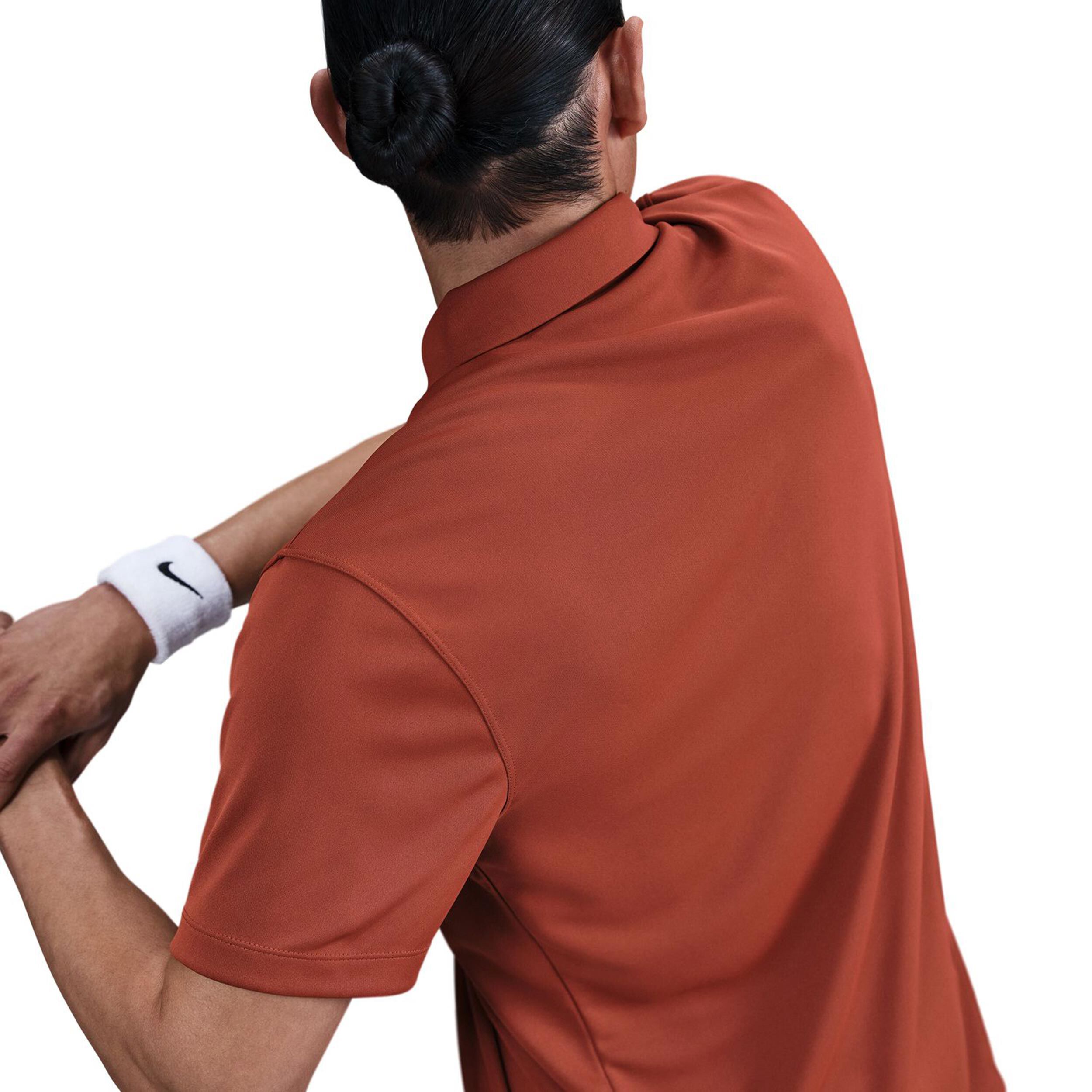 Nike Court Dri-FIT Solid Polo Hommes - Marron