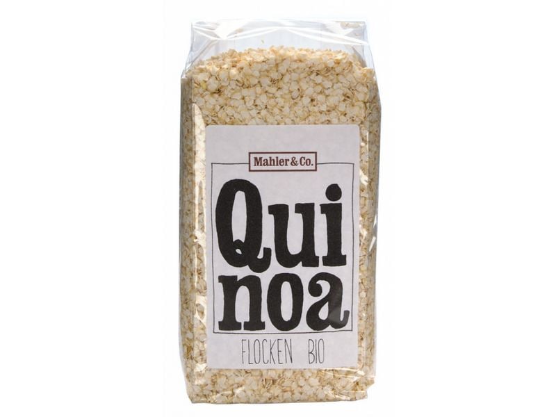 Mahler & Co. Cerealien Bio Quinoa Flocken glutenfrei 250 g Glutenfreie Quinoaflocken