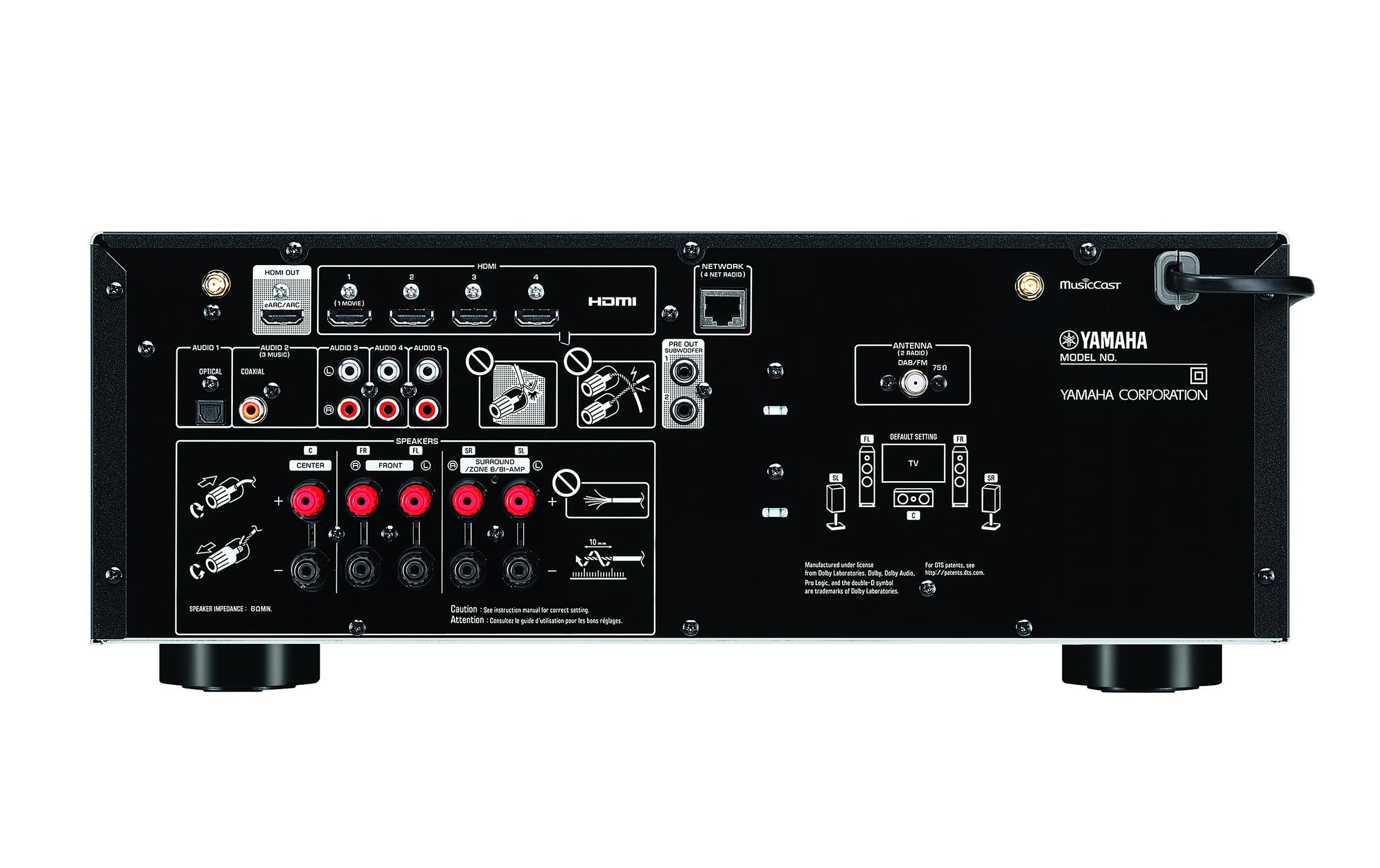 Yamaha AV-Receiver »RX-V4A« ( )
