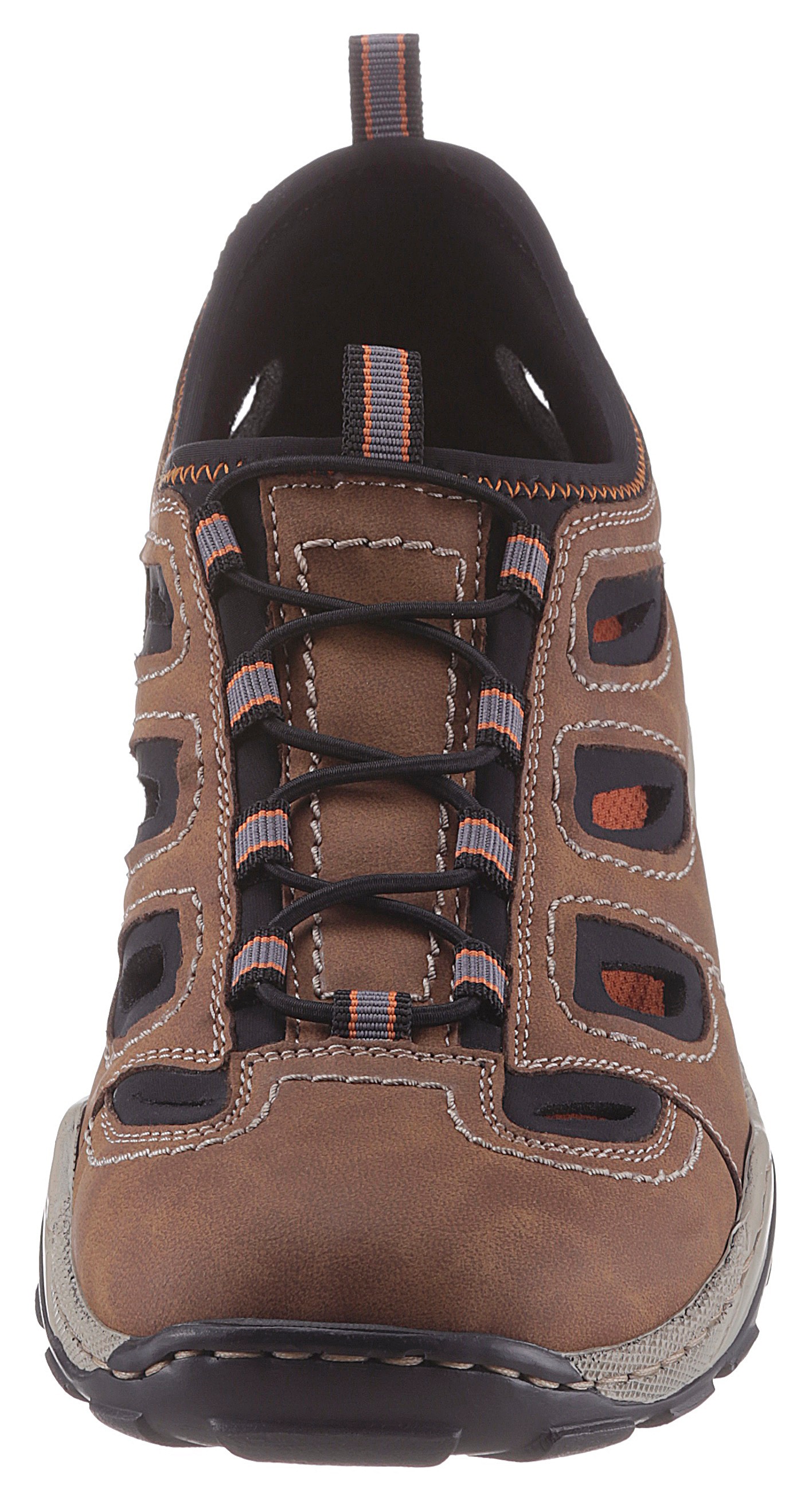 Rieker Slipper  Trekking Schuh, Sandale, Sommerschuh mit praktischem Gummizug